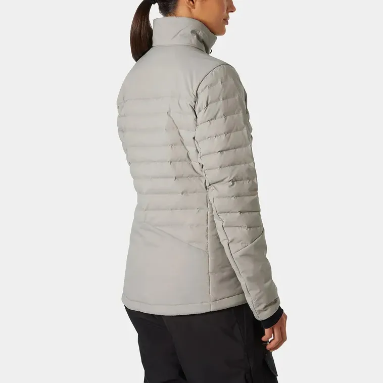 HELLY HANSEN Down Jacket Women's Light Gray/917 MELLOW GREY-3