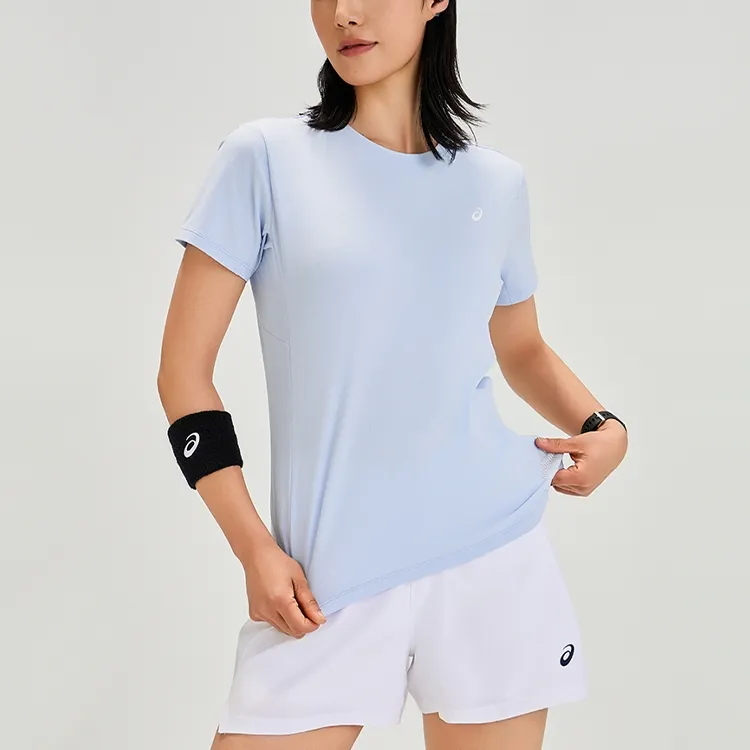 Asics Regular T Shirt Women's Light Blue-2