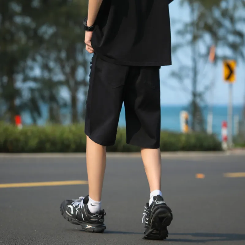 UPZCY Denim Shorts Unisex-12