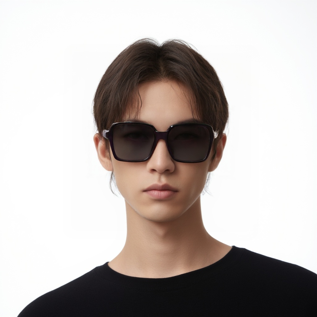 CHANEL sunglasses （unisex） rectangle-sunglasses-gray-