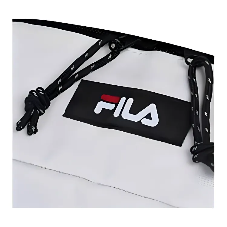 FILA Polyester One Shoulder Crossbody Fanny Pack Regular Unisex White-2