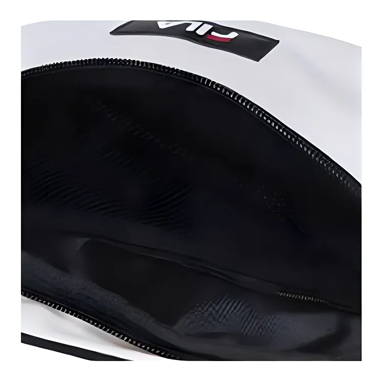 FILA Polyester One Shoulder Crossbody Fanny Pack Regular Unisex White-3