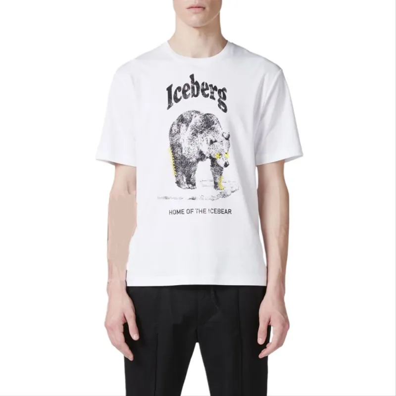 Iceberg Bear print T shirt-1