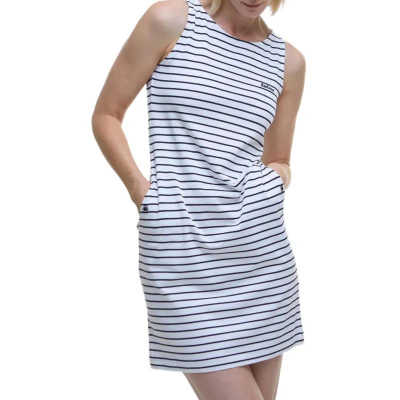 BARBOUR Sleeveless Dress Women's White-5