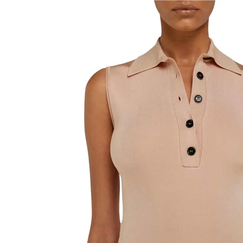 FERRAGAMO SS25 Polo Shirt Women's Ballet Pink-5