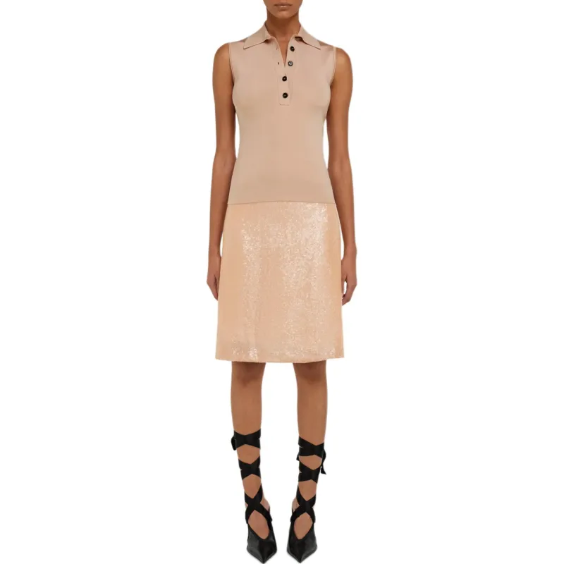 FERRAGAMO SS25 Polo Shirt Women's Ballet Pink-2