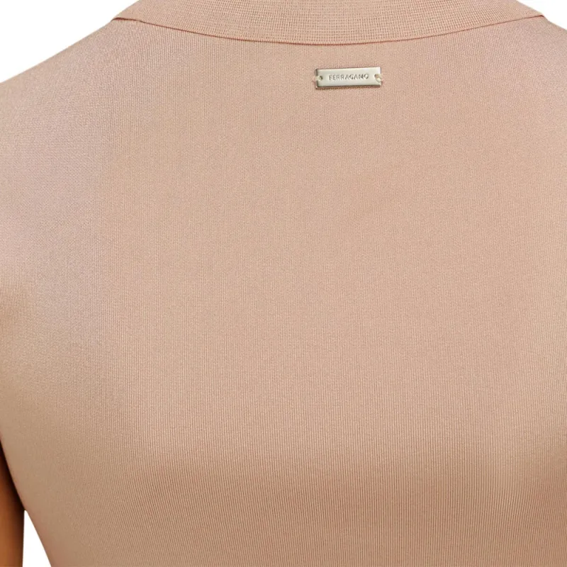 FERRAGAMO SS25 Polo Shirt Women's Ballet Pink-4