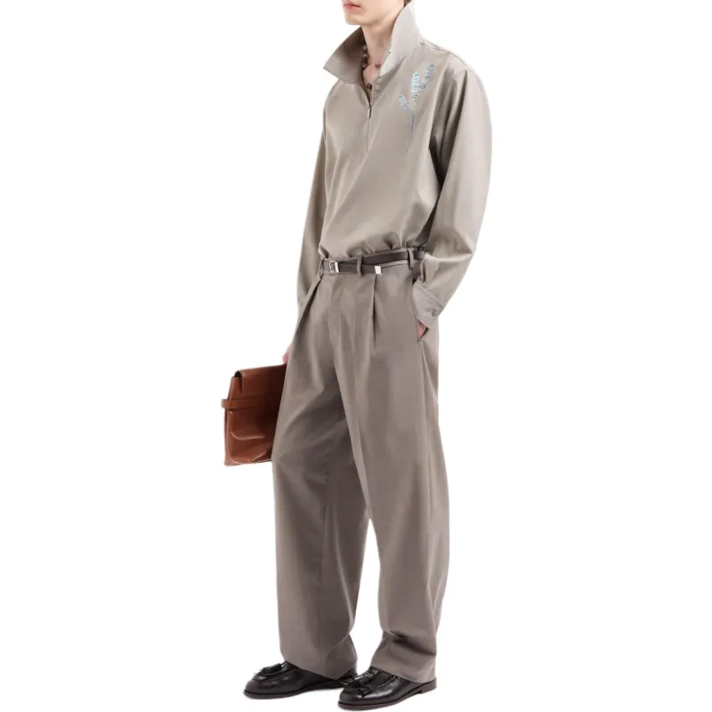 EMPORIO ARMANI Virgin wool Trousers-1