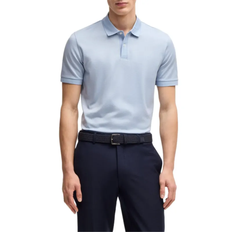 HUGO BOSS Parlay Textured Polo Shirt-1