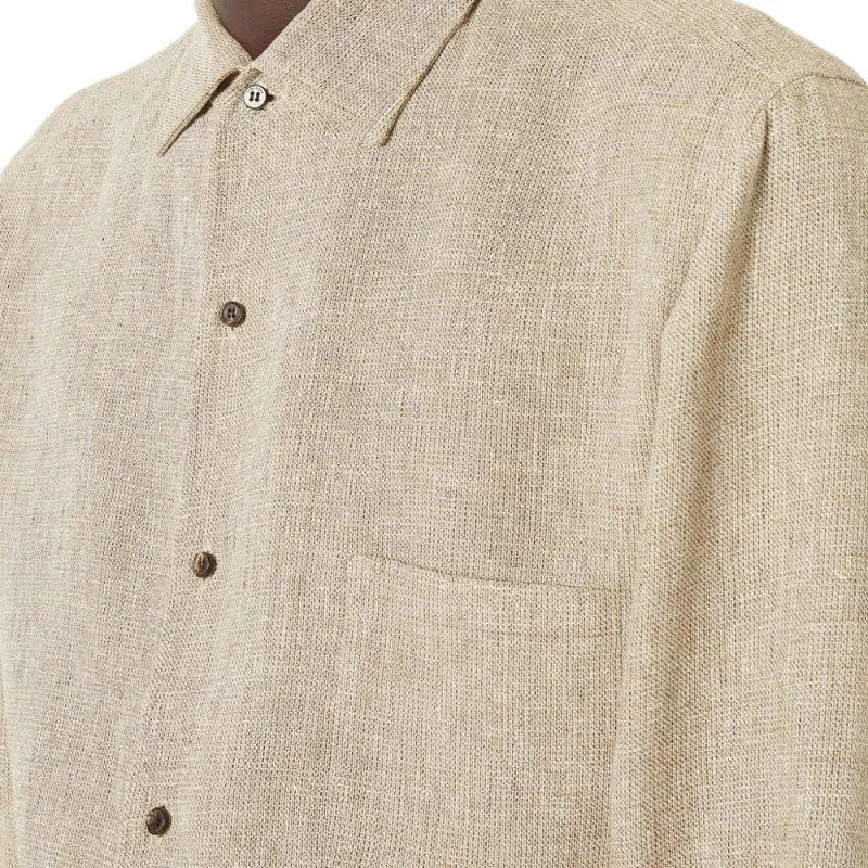 Loro Piana SS25 Shirt Men's Cavalry Brown-6
