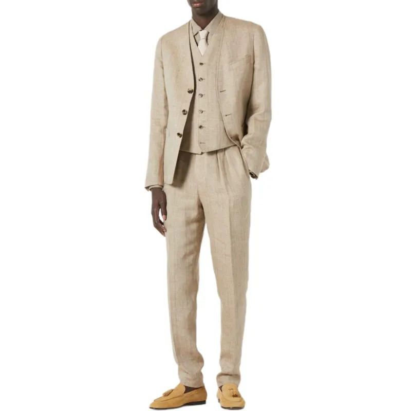 Loro Piana SS25 Shirt Men's Cavalry Brown-4