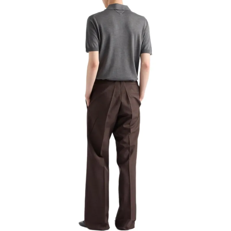 PRADA Knitted Polo Shirt-2