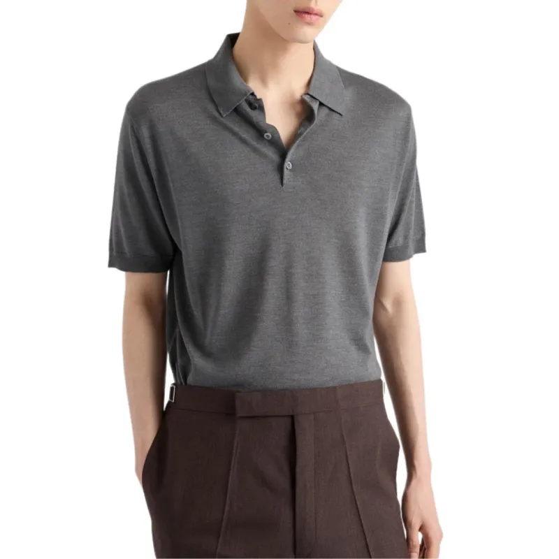 PRADA Knitted Polo Shirt-3