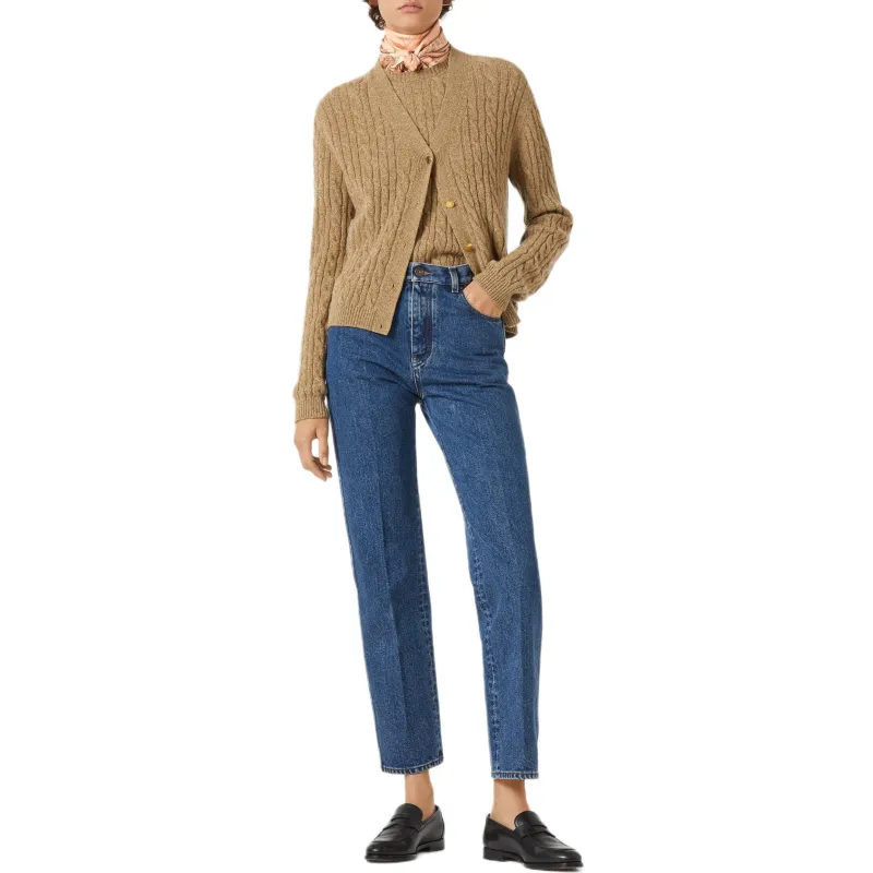 Loro Piana Cashmere Sweater Women's Rosemary Color-2