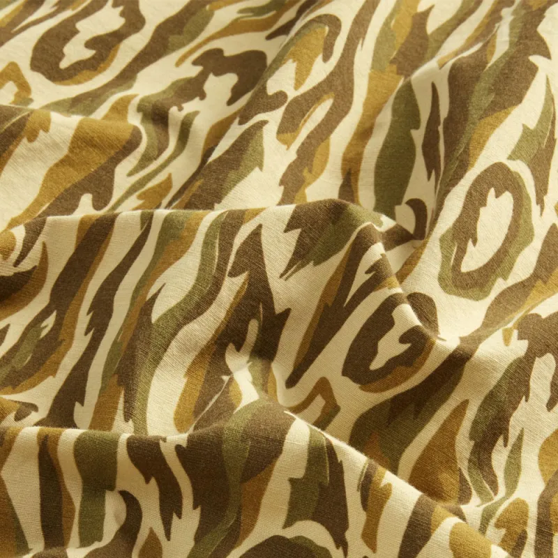 WOOLRICH SS25 Shirt Men's Beige Camouflage-5