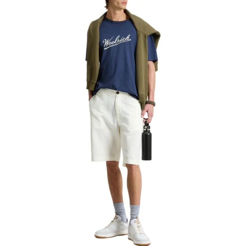 WOOLRICH Mouline Crewneck Jersey T Shirt-4