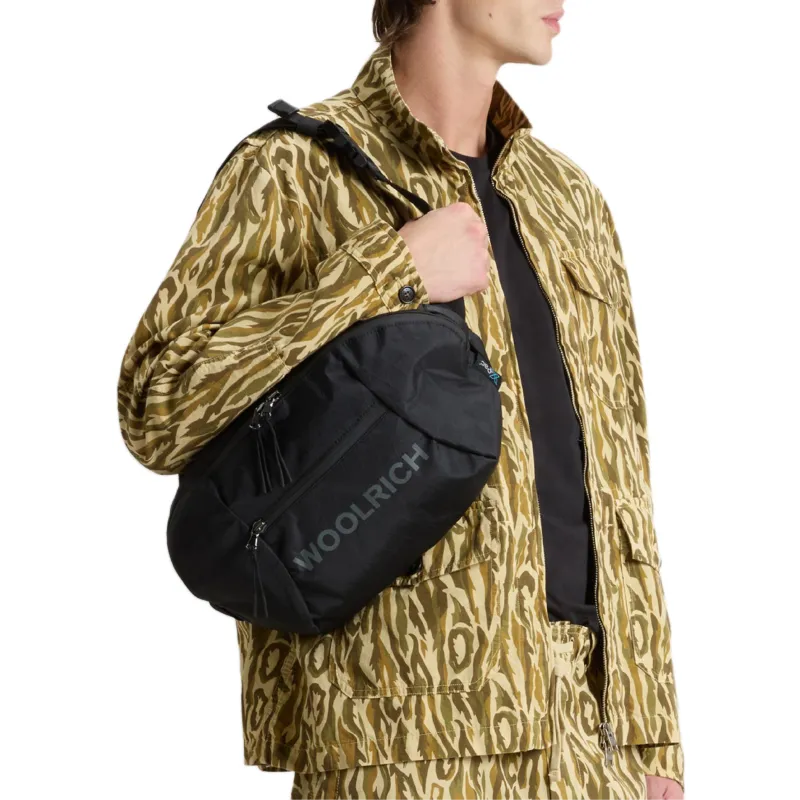 WOOLRICH SS25 Shirt Men's Beige Camouflage-4