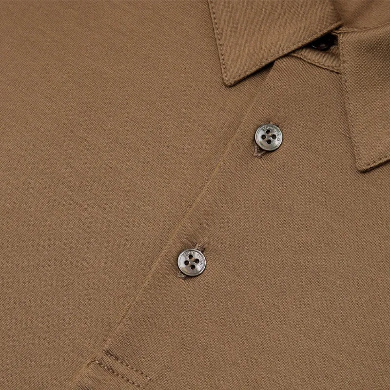 Loro Piana The Gift Of Kings Polo Shirt Men's Sandcastle-2