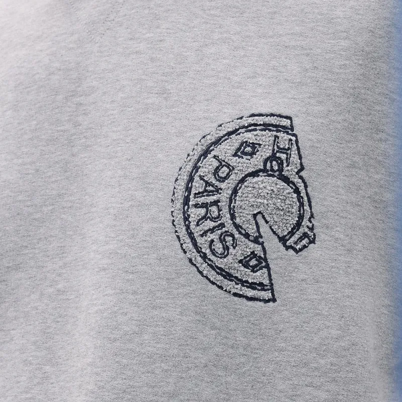 HERMES T Shirt Men's Gray White-3