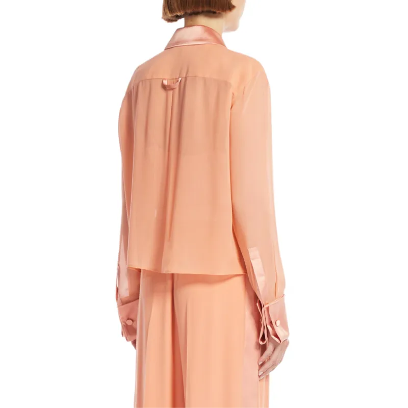 MaxMara Lugano Collection Shirt Women's Rose Gold-2