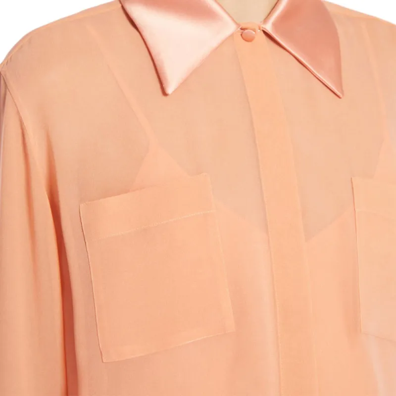 MaxMara Lugano Collection Shirt Women's Rose Gold-4