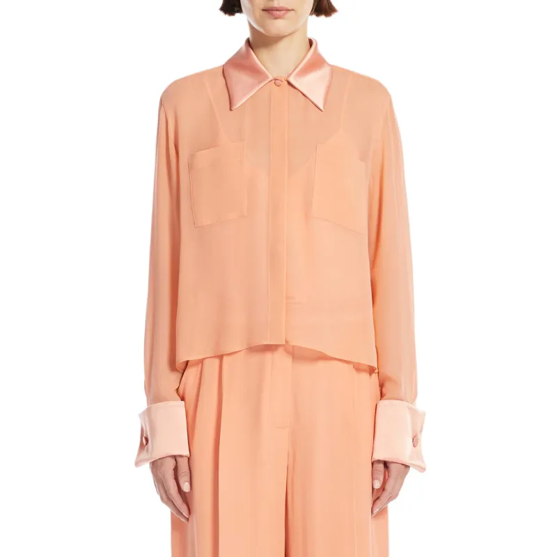 MaxMara Lugano Collection Shirt Women's Rose Gold-1