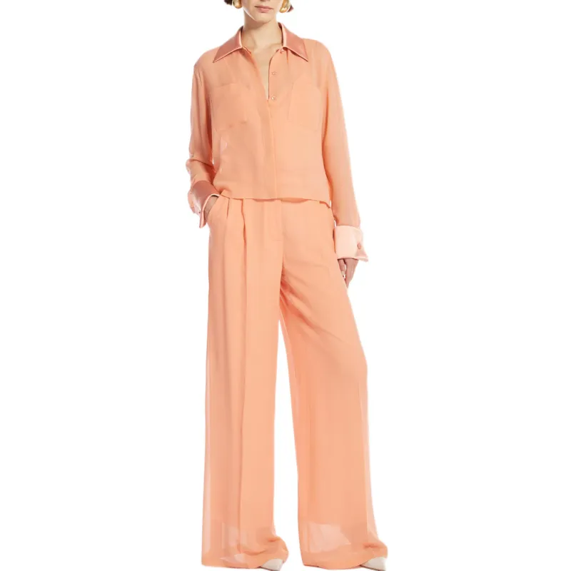 MaxMara Lugano Collection Shirt Women's Rose Gold-3