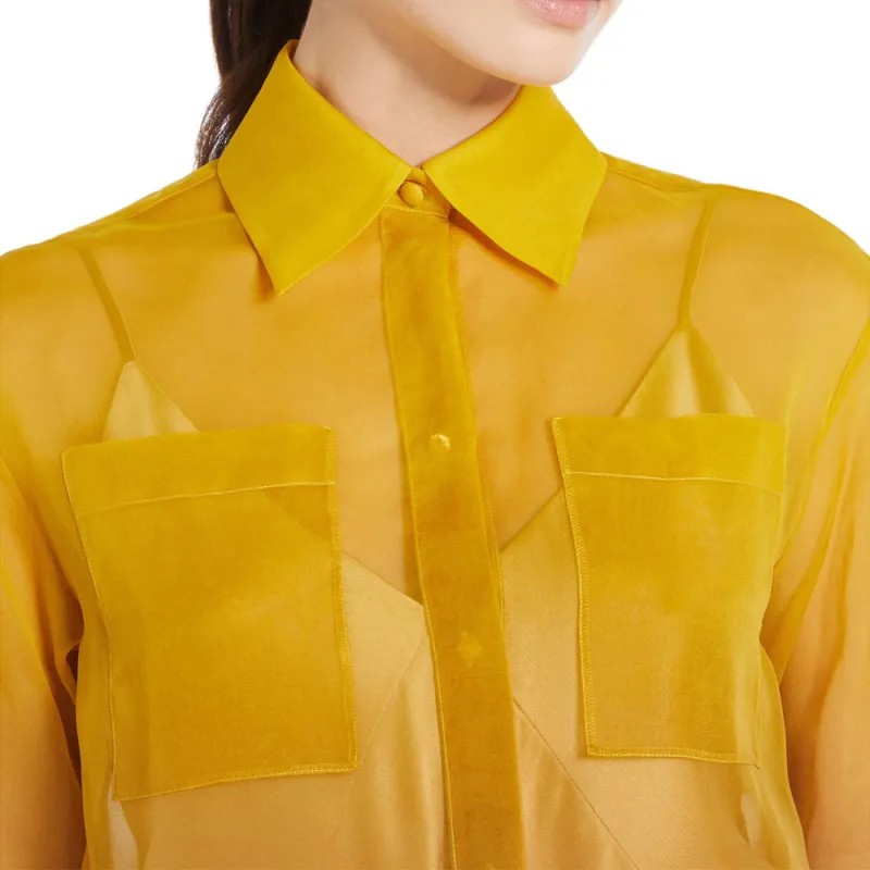 MaxMara Semi sheer Shirt-4