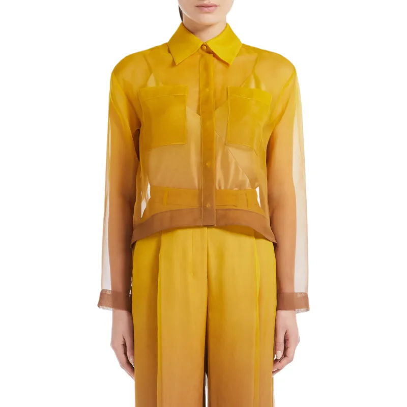 MaxMara Semi sheer Shirt-1