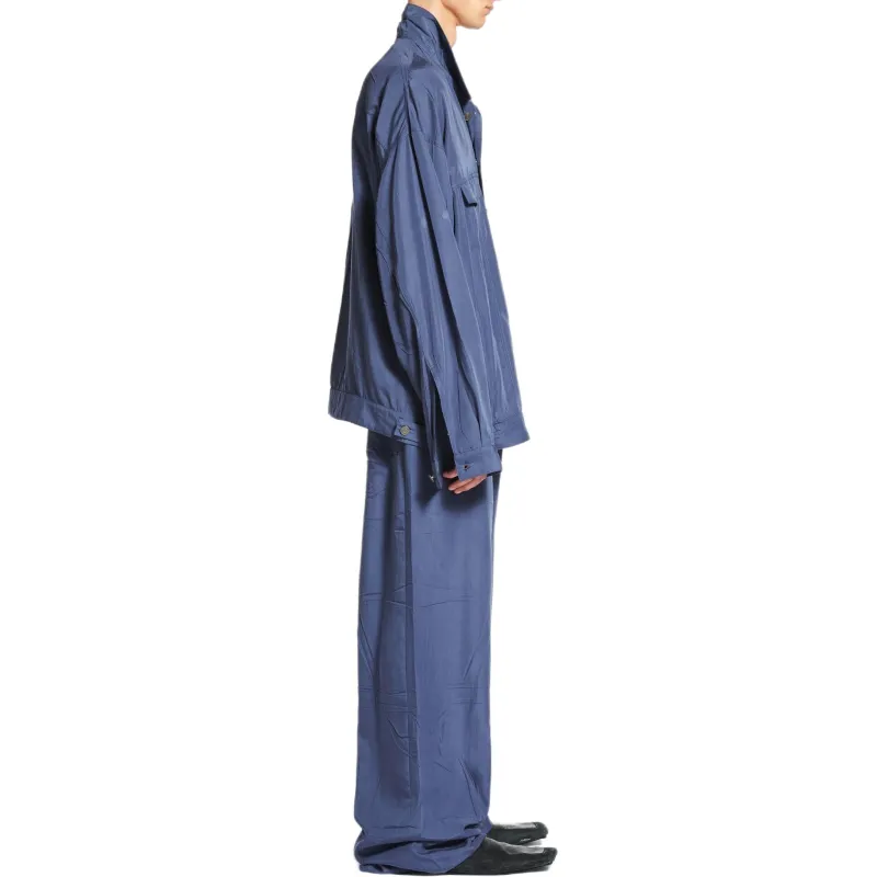 Balenciaga Jackets & Coats Regular Fit Men's Faded Blue-4
