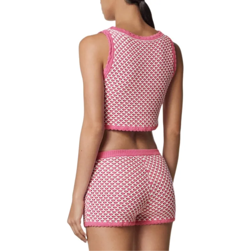 VERSACE Crochet Knit Top-3