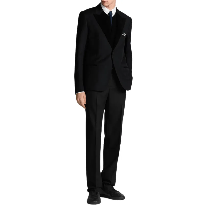 DIOR FW25 Fall Men's Clothing Collection Business Suit Coat Men's Black-2