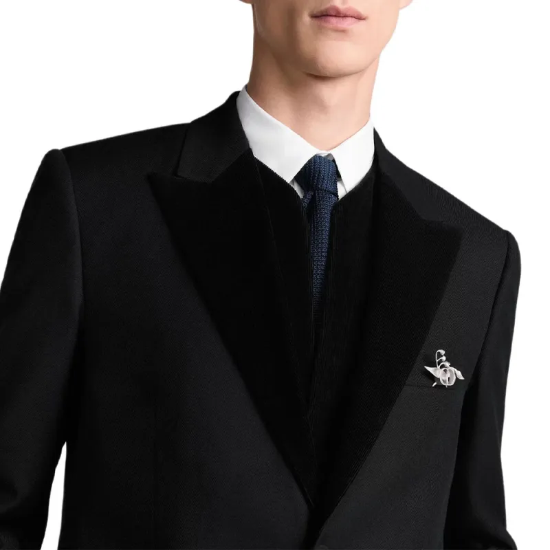 DIOR FW25 Fall Men's Clothing Collection Business Suit Coat Men's Black-3