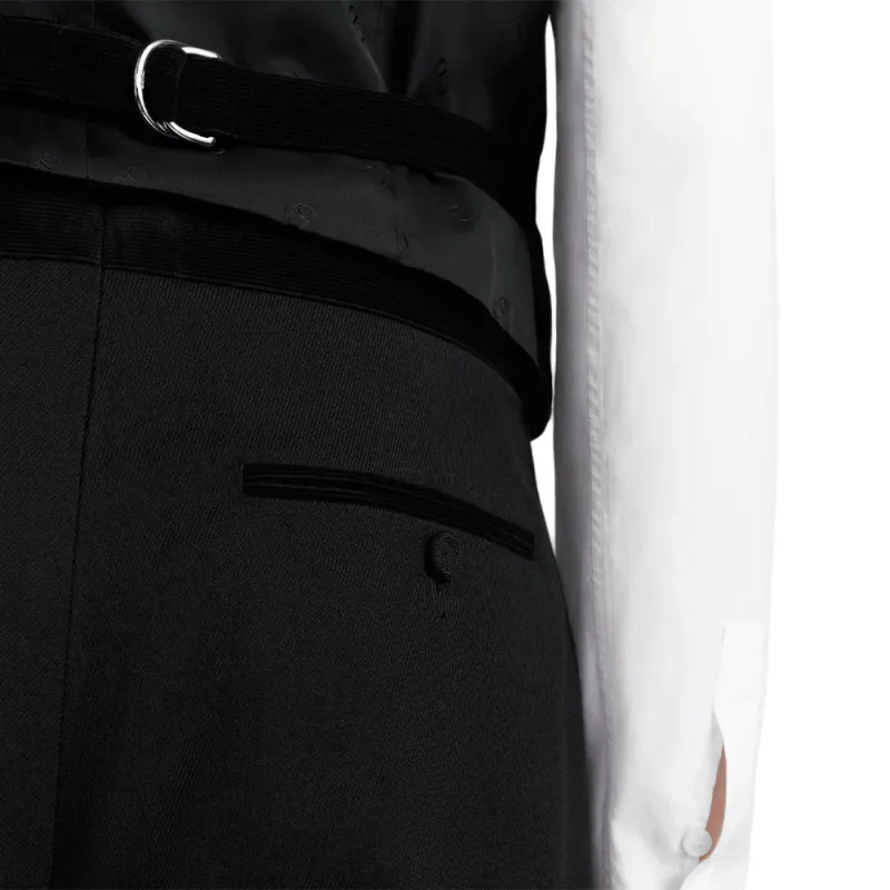 DIOR FW25 Fall Men's Clothing Collection Casual Pants Men's Black-4