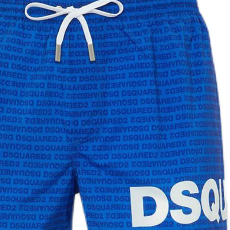 DSQUARED 2 DSQUARED 2 Logo Printed Drawstring Swim Shorts-2