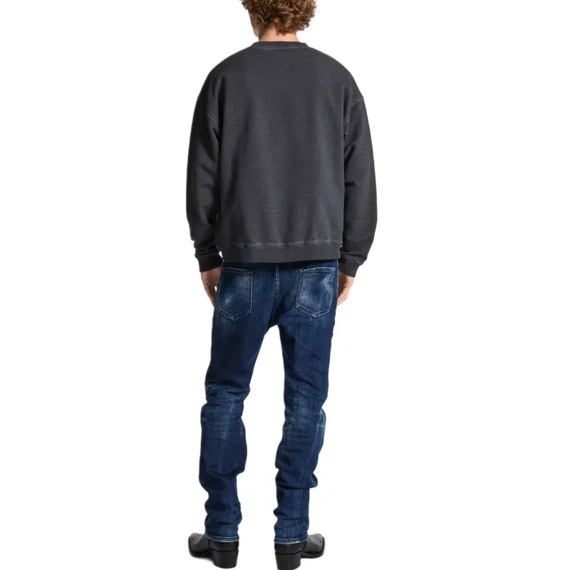 DSQUARED 2 Straight Leg Distressed Jeans-3