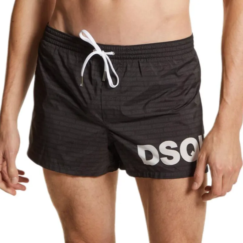 DSQUARED 2 DSQUARED 2 Logo Printed Drawstring Swim Shorts-2