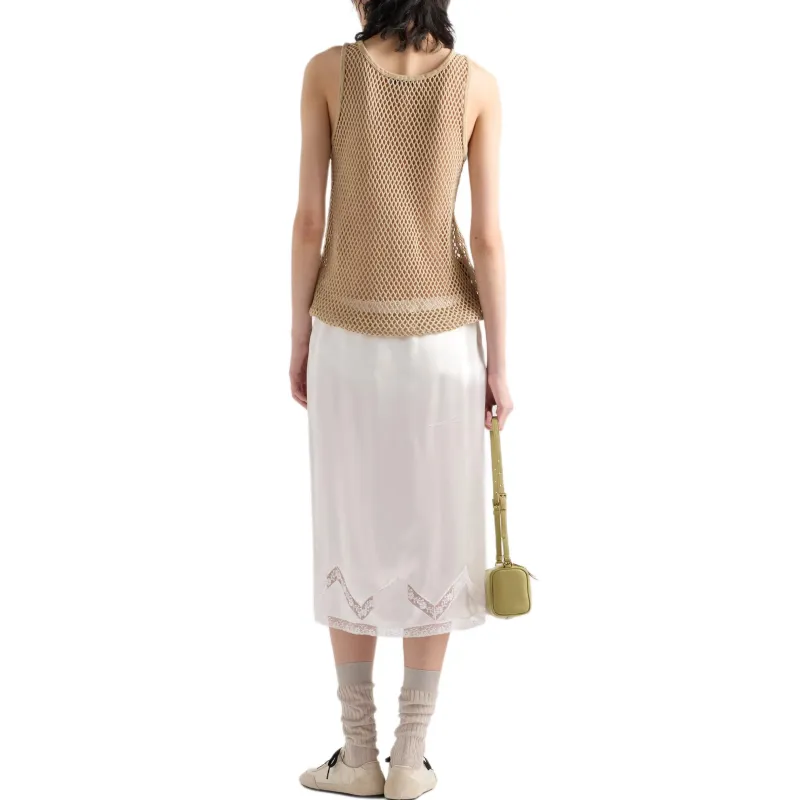 PRADA Open knit Tank Top-2
