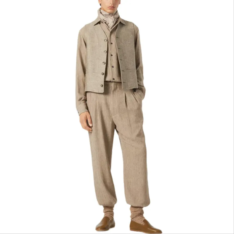 Loro Piana SS25 Shirt Men's Brown-3
