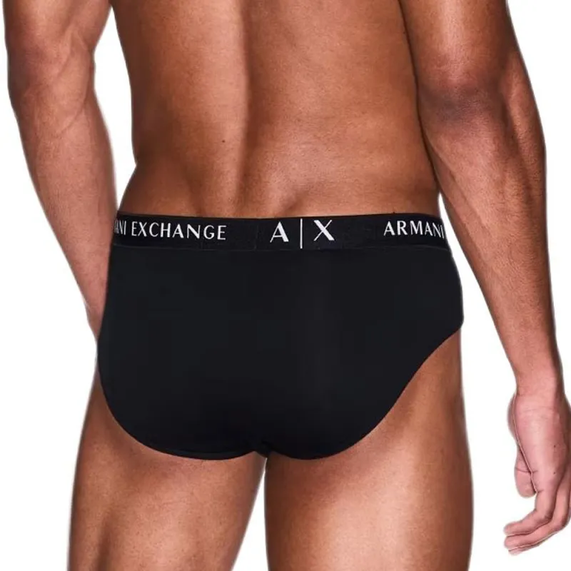 ARMANI EXCHANGEAE Underpants Men's 3 Pack Black-1
