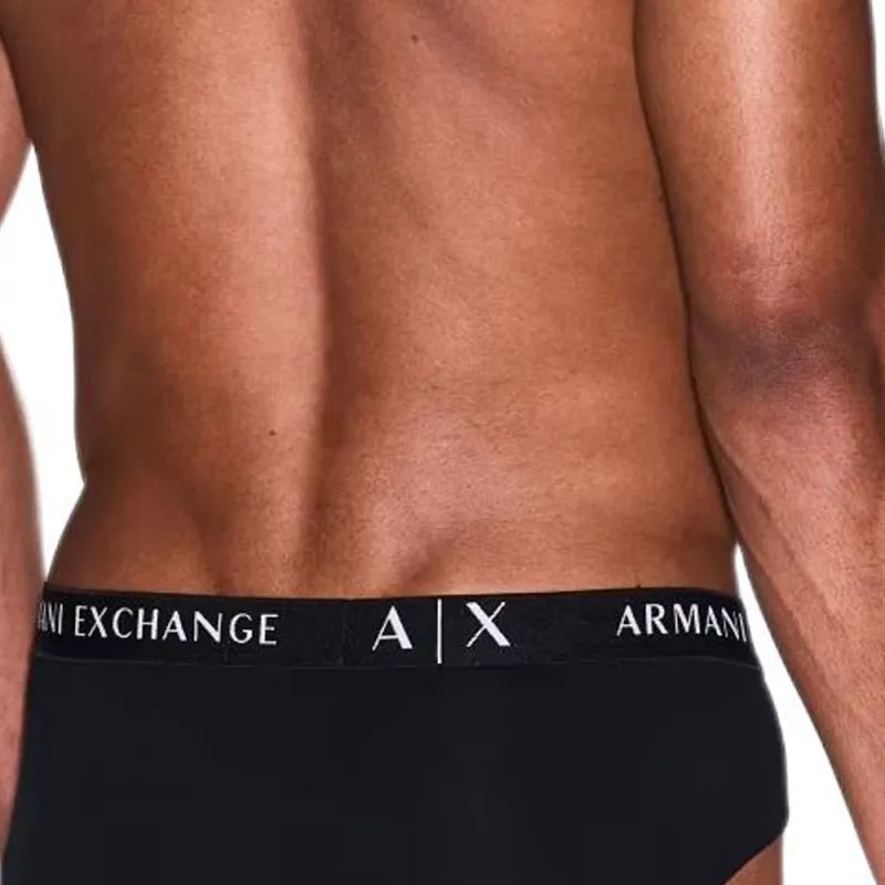 ARMANI EXCHANGEAE Underpants Men's 3 Pack Black-2