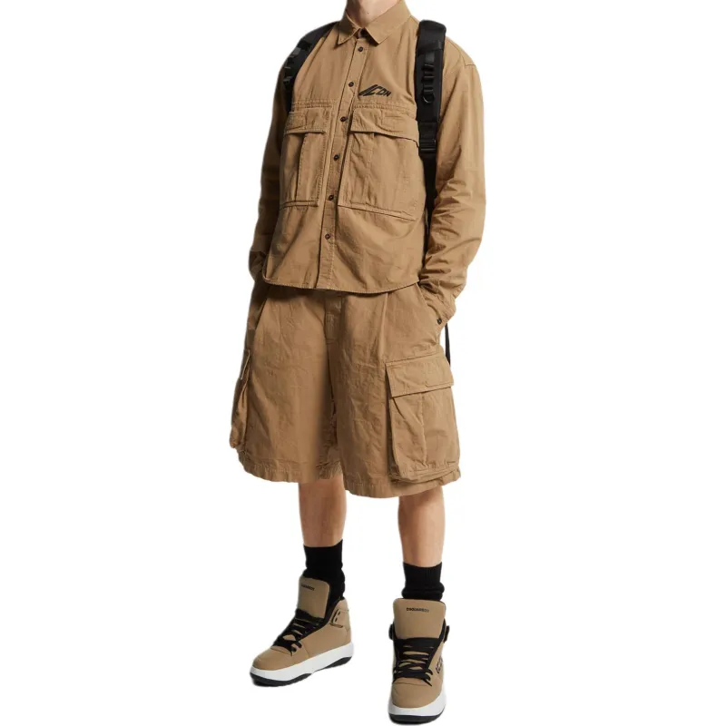 DSQUARED 2 Icon New Generation Ripstop Cargo Shorts-3