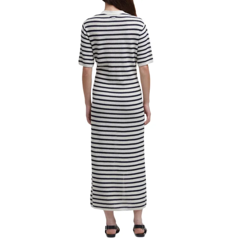 BARBOUR Short Sleeved Dresses Women's Black White-2