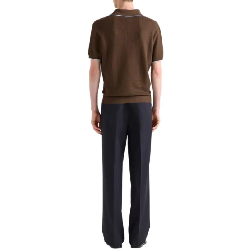 PRADA Polo Shirts Men Ebony-3