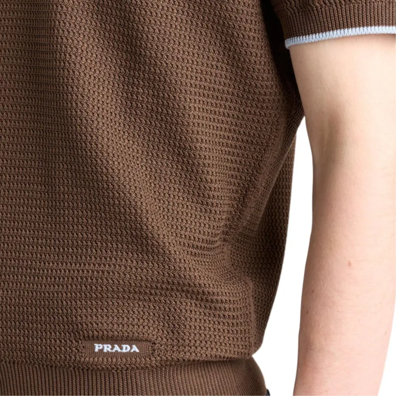 PRADA Polo Shirts Men Ebony-4