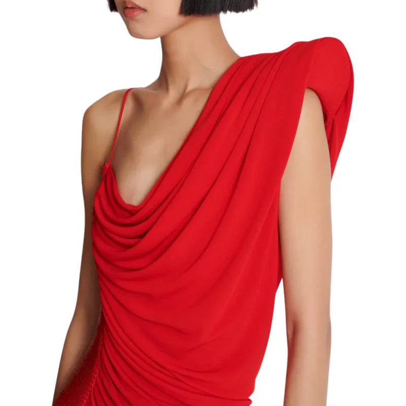 BALMAIN Sequin Detailing Dress-6