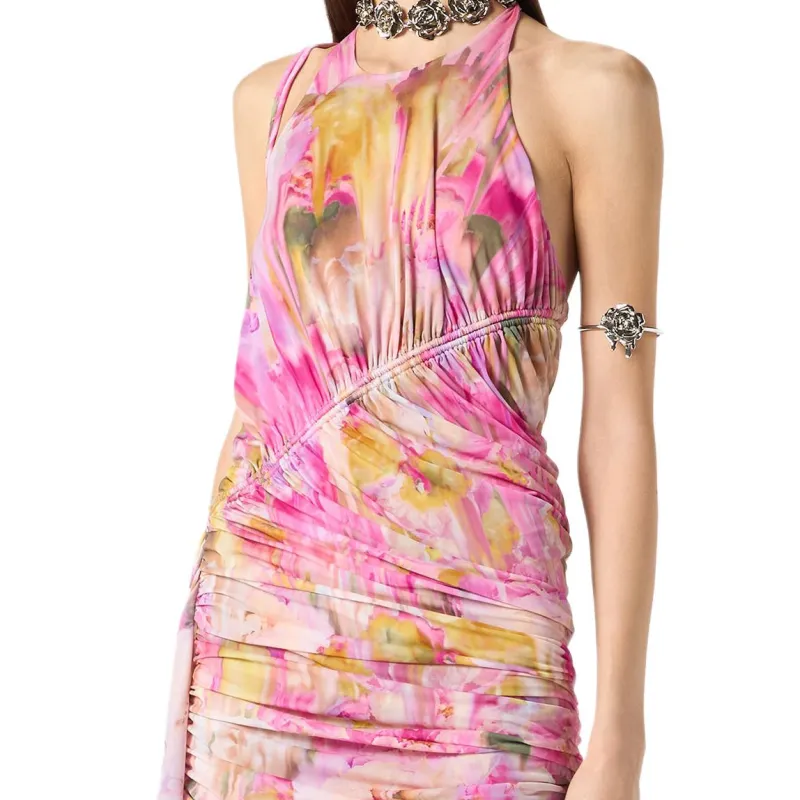 Blumarine Floral print Mini Dress-4