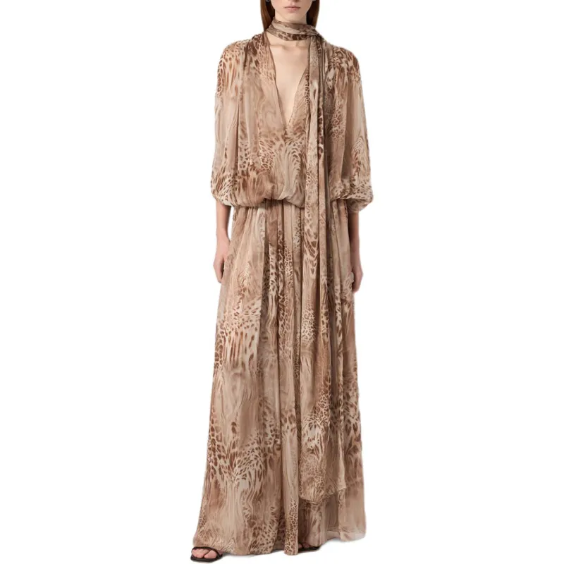 Blumarine Printed Chiffon Dress-2