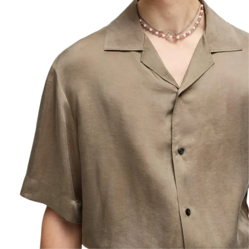 HUGO BOSS Shirts Men Brown-5