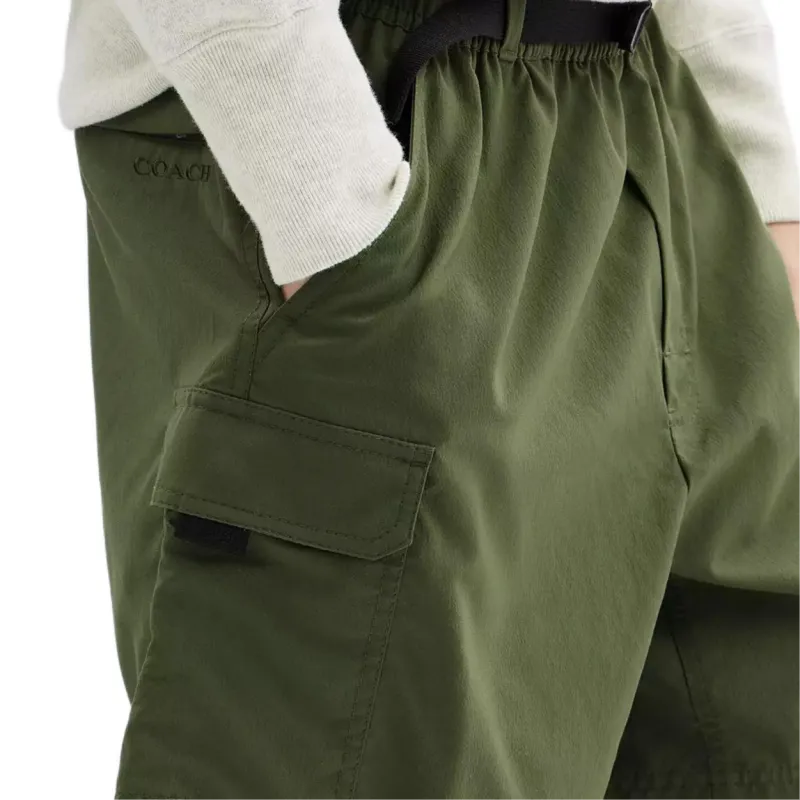 COACH SS25 Casual Shorts Men's Green-4